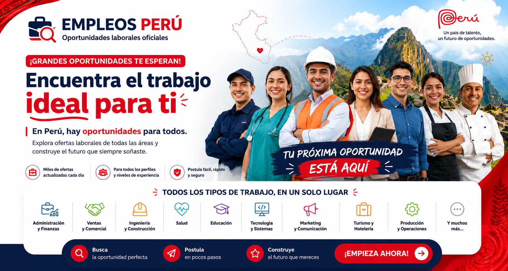 Header de Empleos Peru